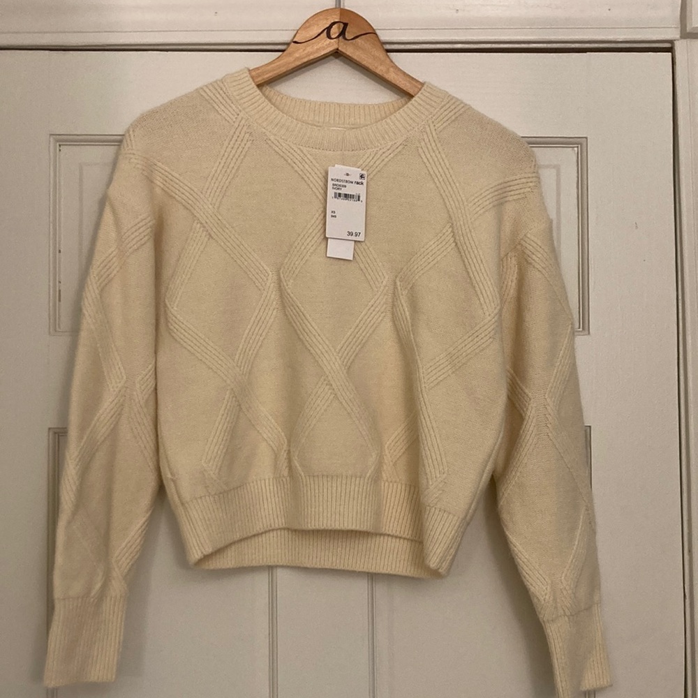 Brand New Cream Sweater